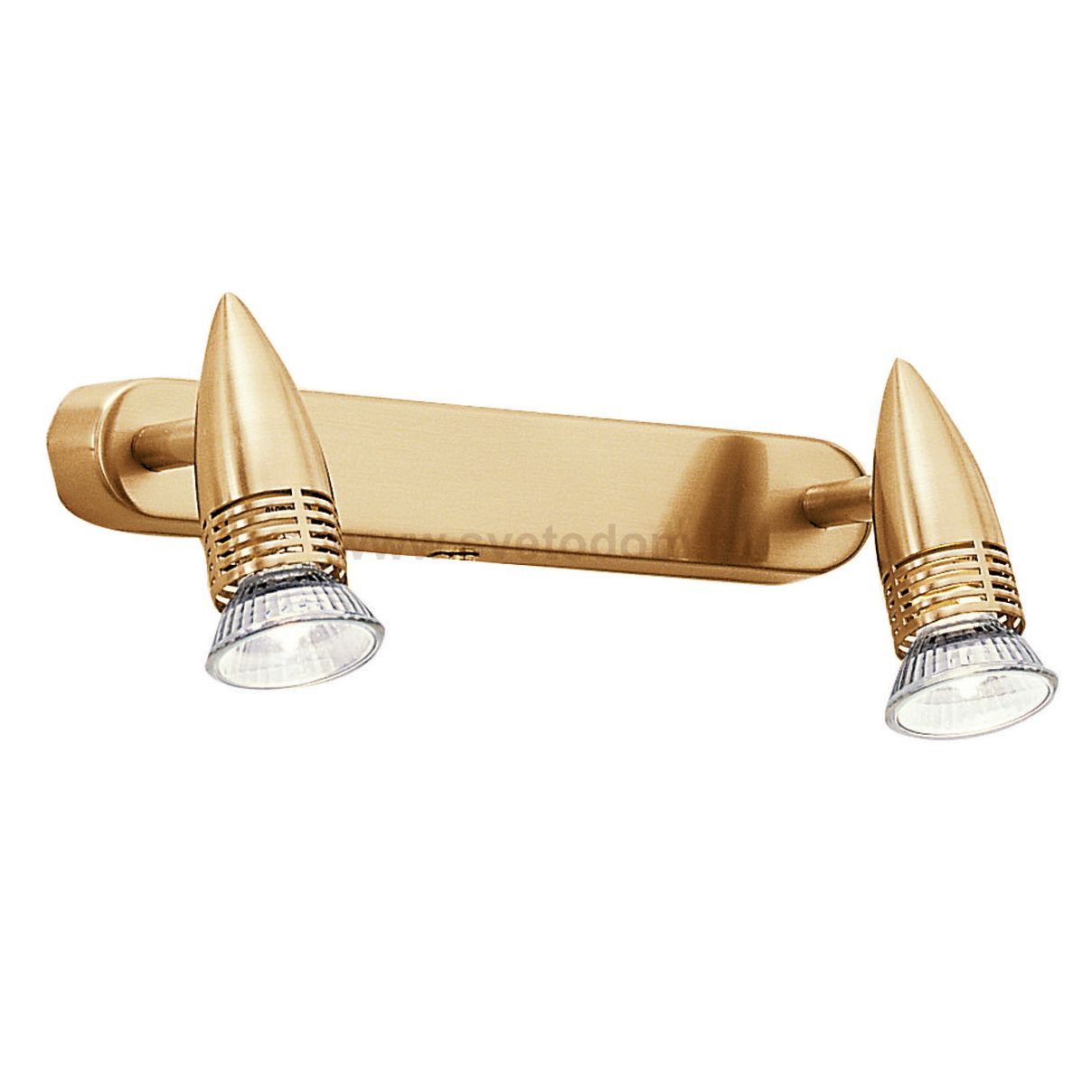 Ideal Lux ALFA AP2 OTTONE SATINATO Настенный светильник