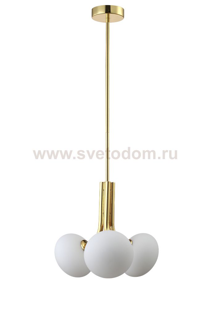 Светильник подвесной Crystal Lux ALICIA SP3 GOLD/WHITE (0080/203)