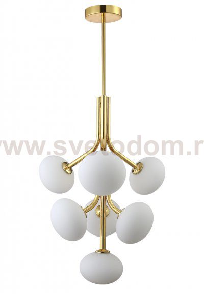 Люстра Crystal Lux ALICIA SP7 GOLD/WHITE (0080/307)