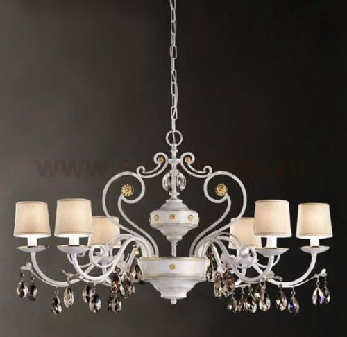 Подвесной светильник Masiero ALLURE 6 BIL Bianco/Oro Francese-Cuoio/Rosso/ Oro/Rame CR