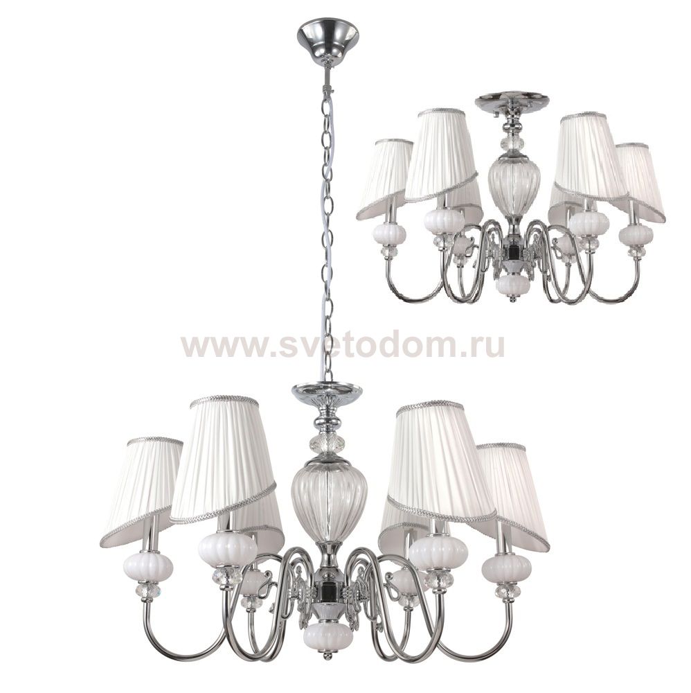 Люстра Crystal Lux ALMA WHITE SP-PL6 (1060/306)