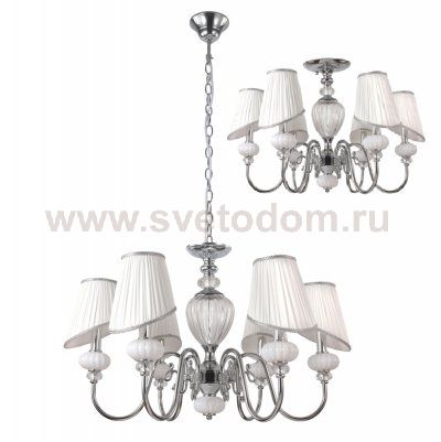 Люстра Crystal Lux ALMA WHITE SP-PL6 (1060/306)