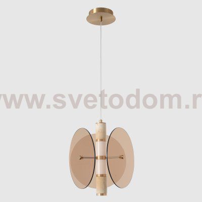 Светильник подвесной Crystallux AMARILLO SP12W LED BRASS AMARILLO