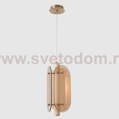 Светильник подвесной Crystallux AMARILLO SP18W LED BRASS AMARILLO