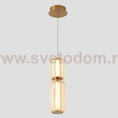 Светильник подвесной Crystal Lux ANTIQUE SP23W LED BRASS