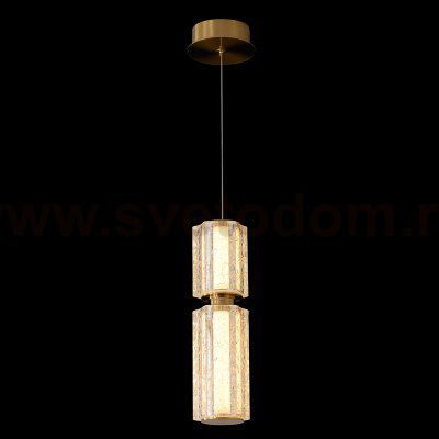 Светильник подвесной Crystal Lux ANTIQUE SP23W LED BRASS