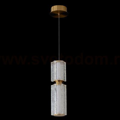 Светильник подвесной Crystal Lux ANTIQUE SP23W LED BRASS