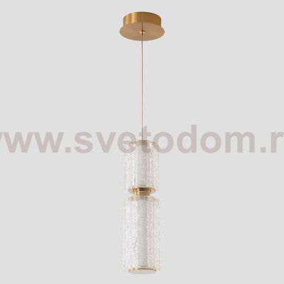Светильник подвесной Crystal Lux ANTIQUE SP23W LED BRASS
