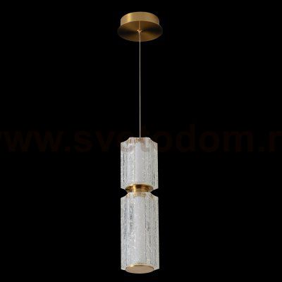 Светильник подвесной Crystal Lux ANTIQUE SP23W LED BRASS