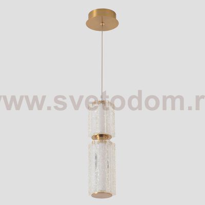 Светильник подвесной Crystal Lux ANTIQUE SP23W LED BRASS