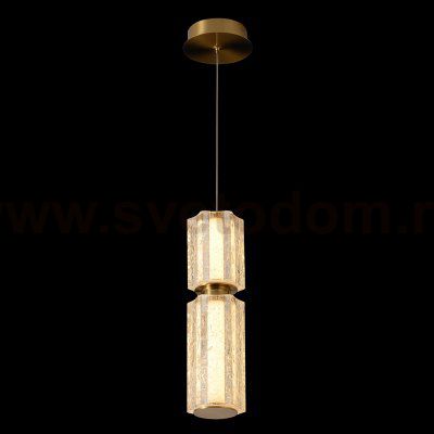 Светильник подвесной Crystal Lux ANTIQUE SP23W LED BRASS