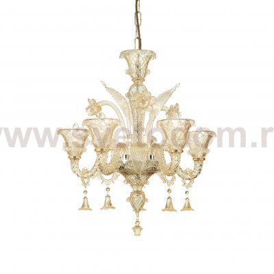 Ideal Lux ANTONIETTA SP5 AMBRA Светильник подвесной