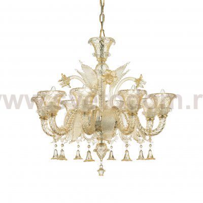 Ideal Lux ANTONIETTA SP8 AMBRA Светильник подвесной