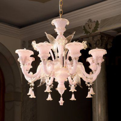 Ideal Lux ANTONIETTA SP8 ROSA Светильник подвесной