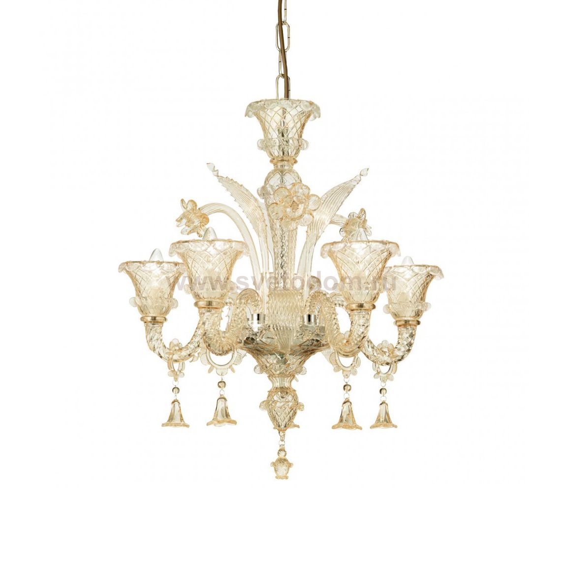 Ideal Lux ANTONIETTA SP5 AMBRA Светильник подвесной