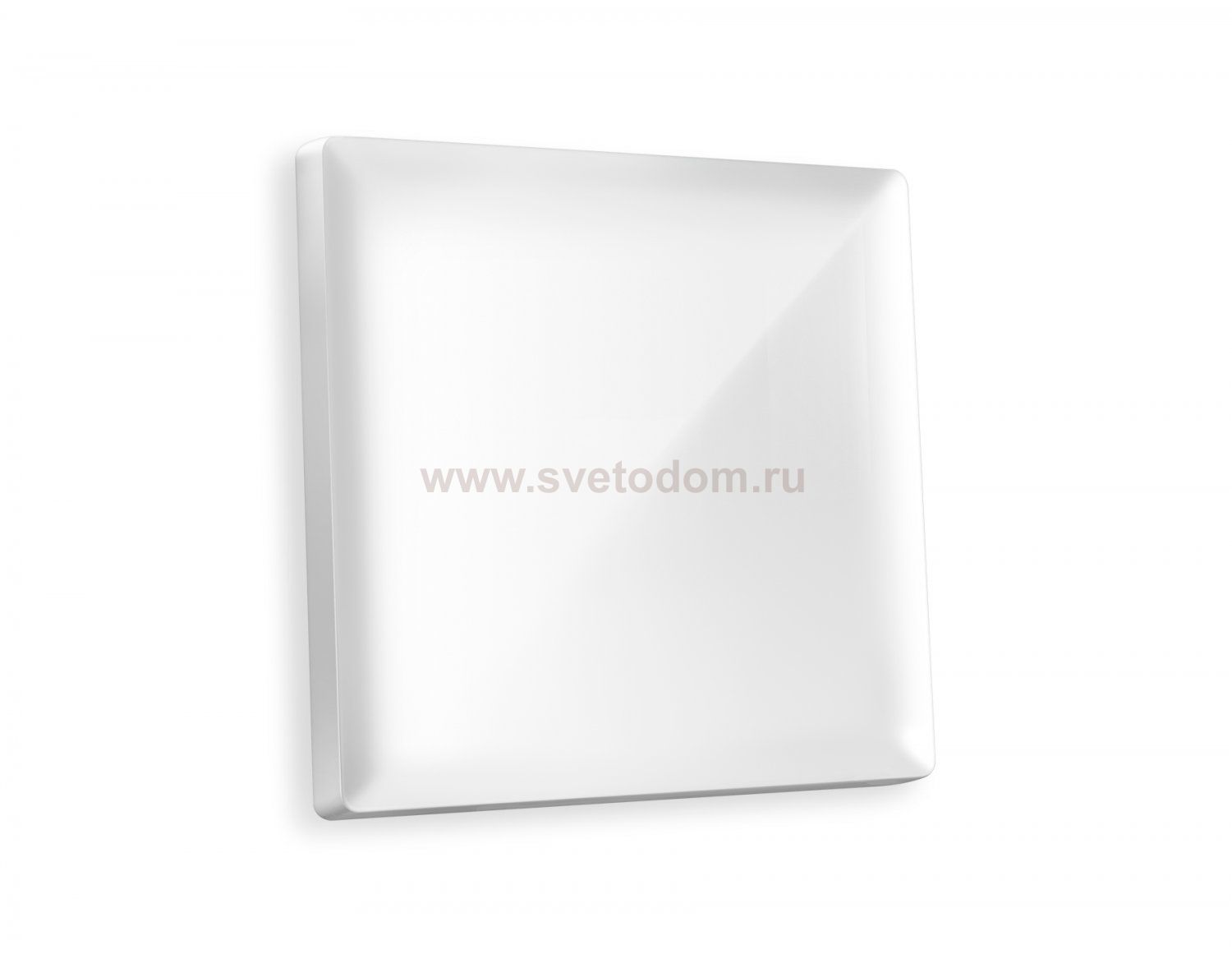 Лицевая панель ALFA (Белый глянец) для 1-клавишных выключателей QUANT AP1010 Ambrella Volt