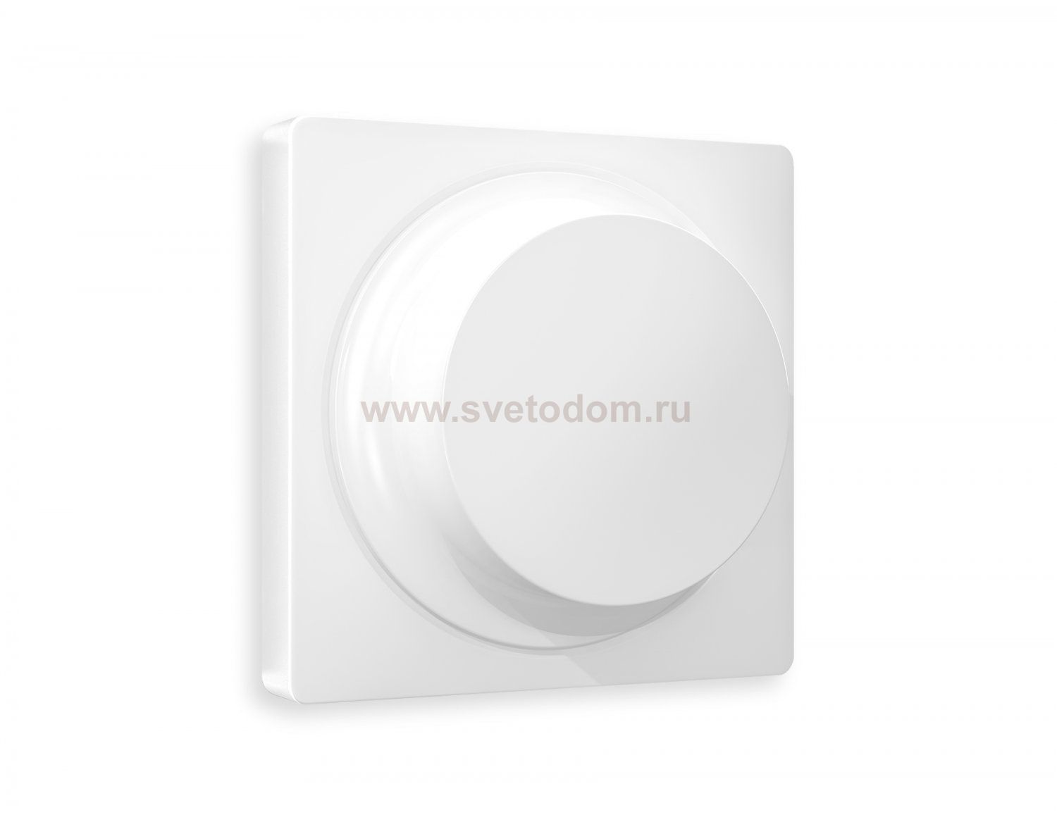 Лицевая панель ALFA (Белый глянец) для светорегулятора универсального QUANT AP1055 Ambrella Volt