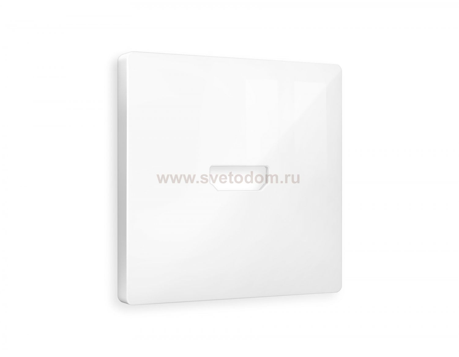 Лицевая панель ALFA (Белый глянец) для HDMI розетки QUANT AP1140 Ambrella Volt