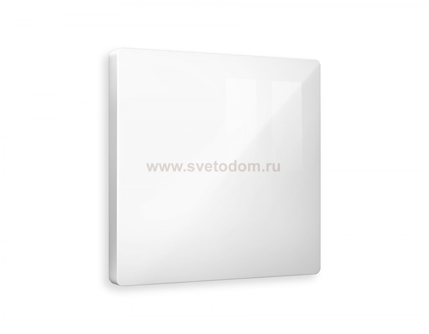 Лицевая панель ALFA (Белый глянец) заглушка для суппорта QUANT AP1160 Ambrella Volt