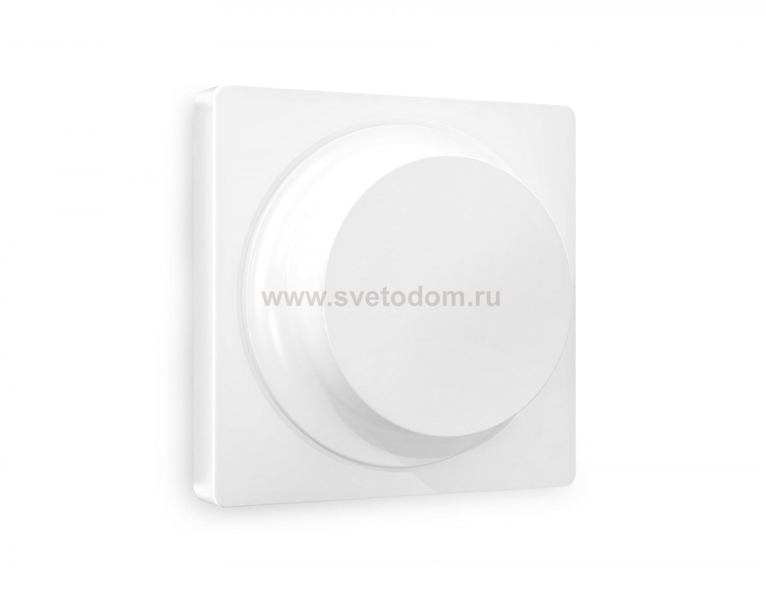 Лицевая панель ALFA (Белый матовый) для светорегулятора универсального QUANT AP1255 Ambrella Volt