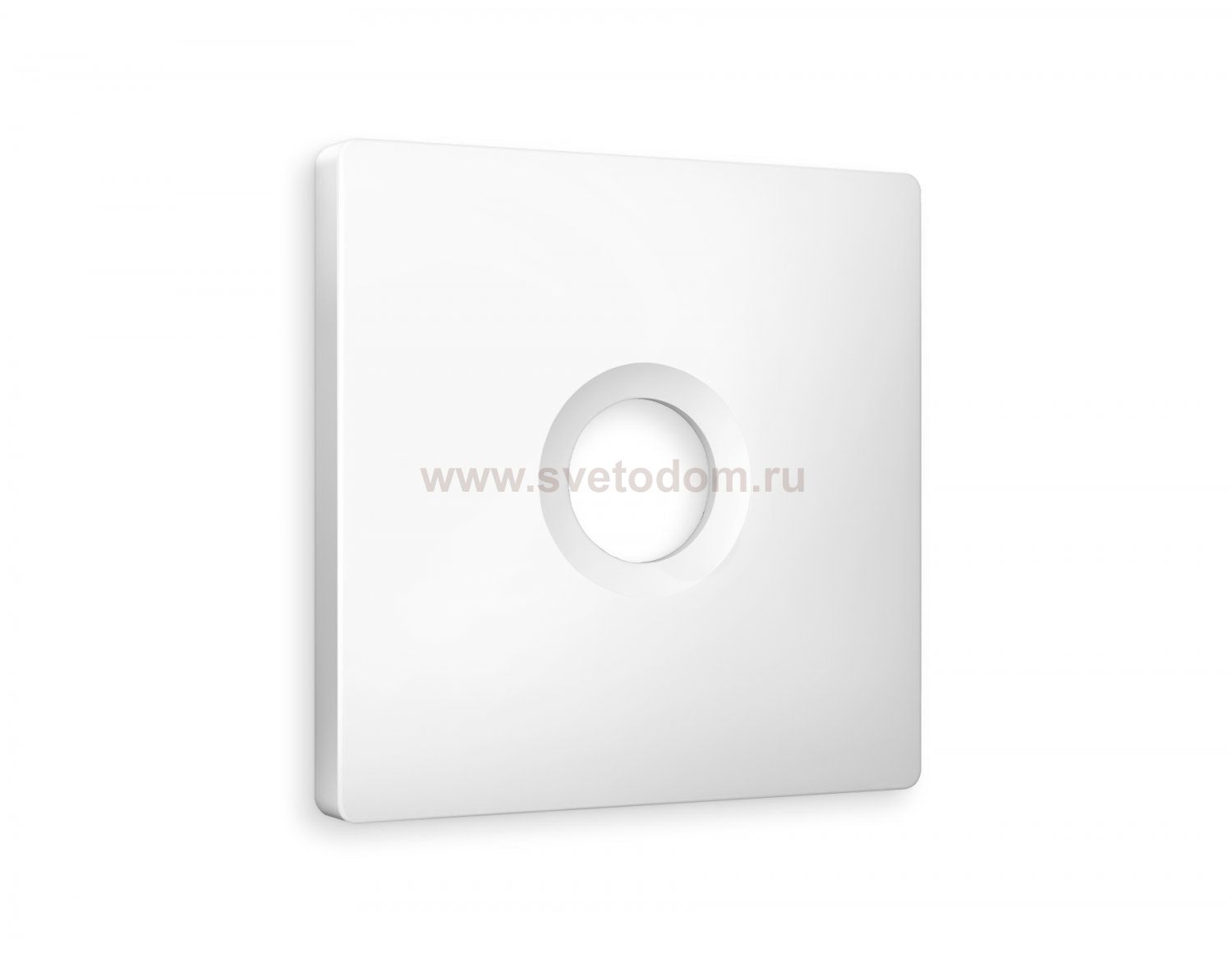 Лицевая панель ALFA (Белый матовый) для TV розетки QUANT AP1330 Ambrella Volt