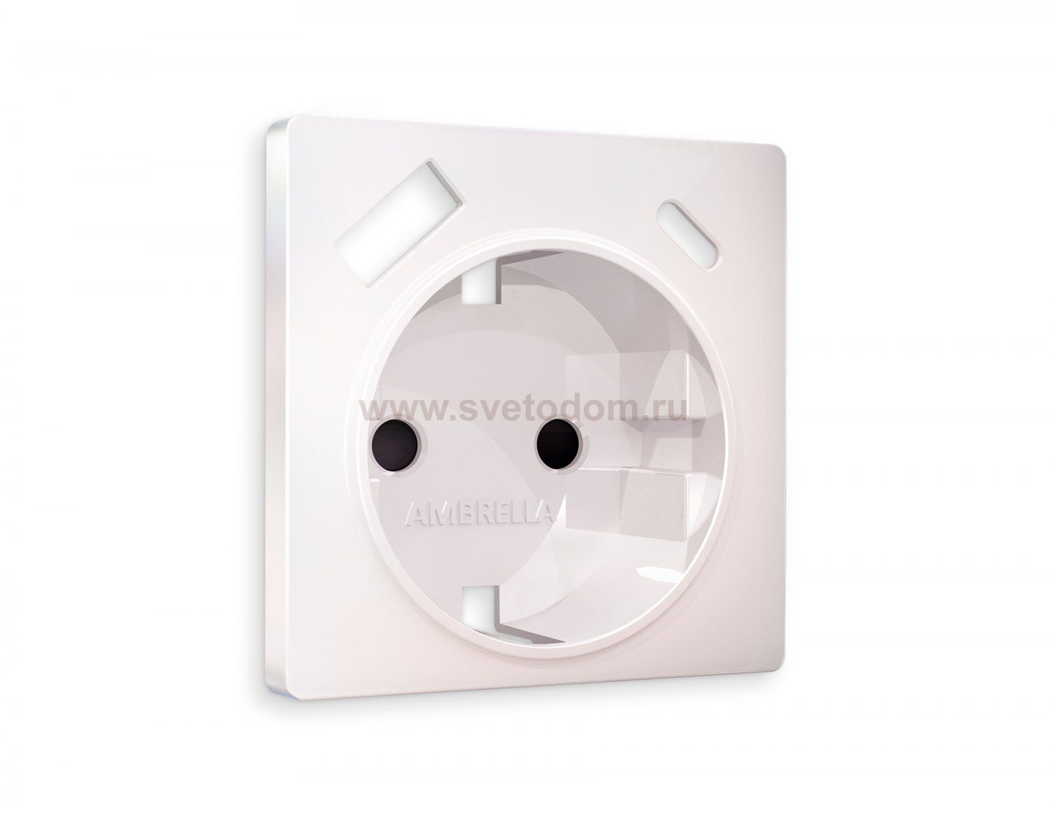 Лицевая панель ALFA (Жемчуг) для электрической розетки с заземлением со шторками 2USB A+A QUANT AP2100 Ambrella Volt