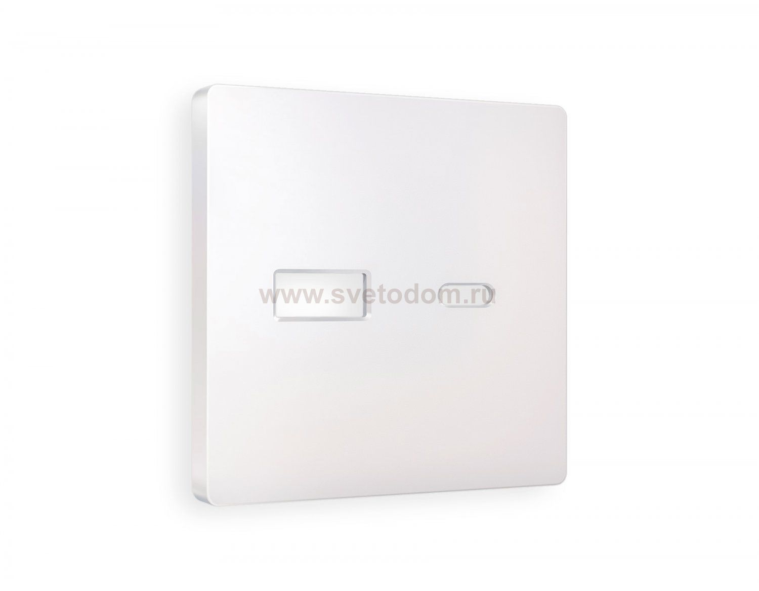 Лицевая панель ALFA (Жемчуг) для розетки 2USB тип A+C QUANT AP2110 Ambrella Volt