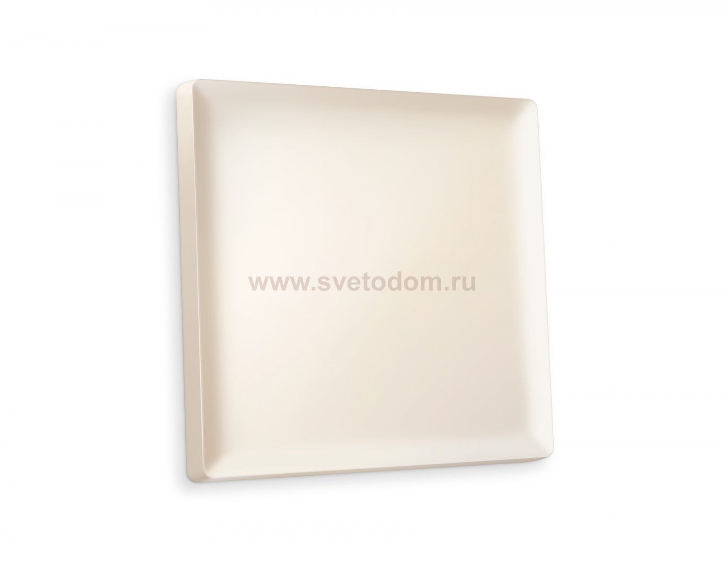 Лицевая панель ALFA (Бежевый матовый) для 1-кл выключателей QUANT AP3210 Ambrella Volt