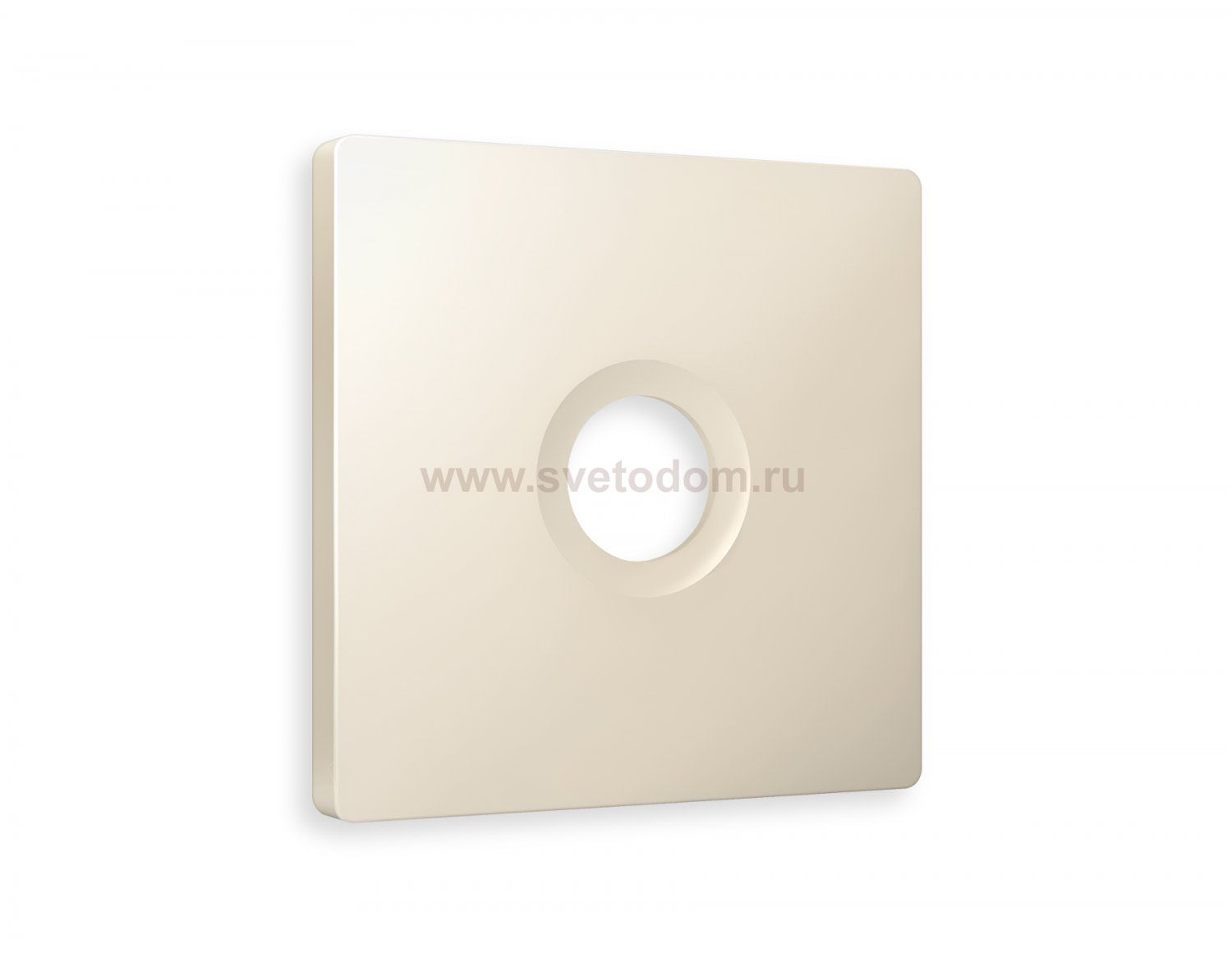 Лицевая панель ALFA (Бежевый матовый) для TV розетки QUANT AP3330 Ambrella Volt
