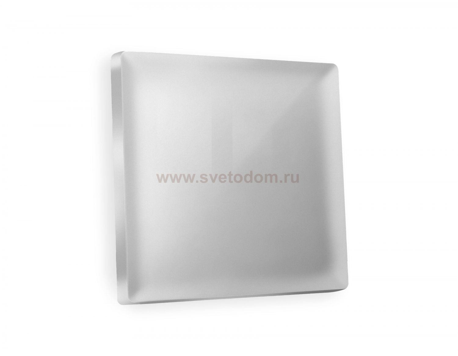 Лицевая панель ALFA (Серебро глянец) для 1-клавишных выключателей QUANT AP4010 Ambrella Volt