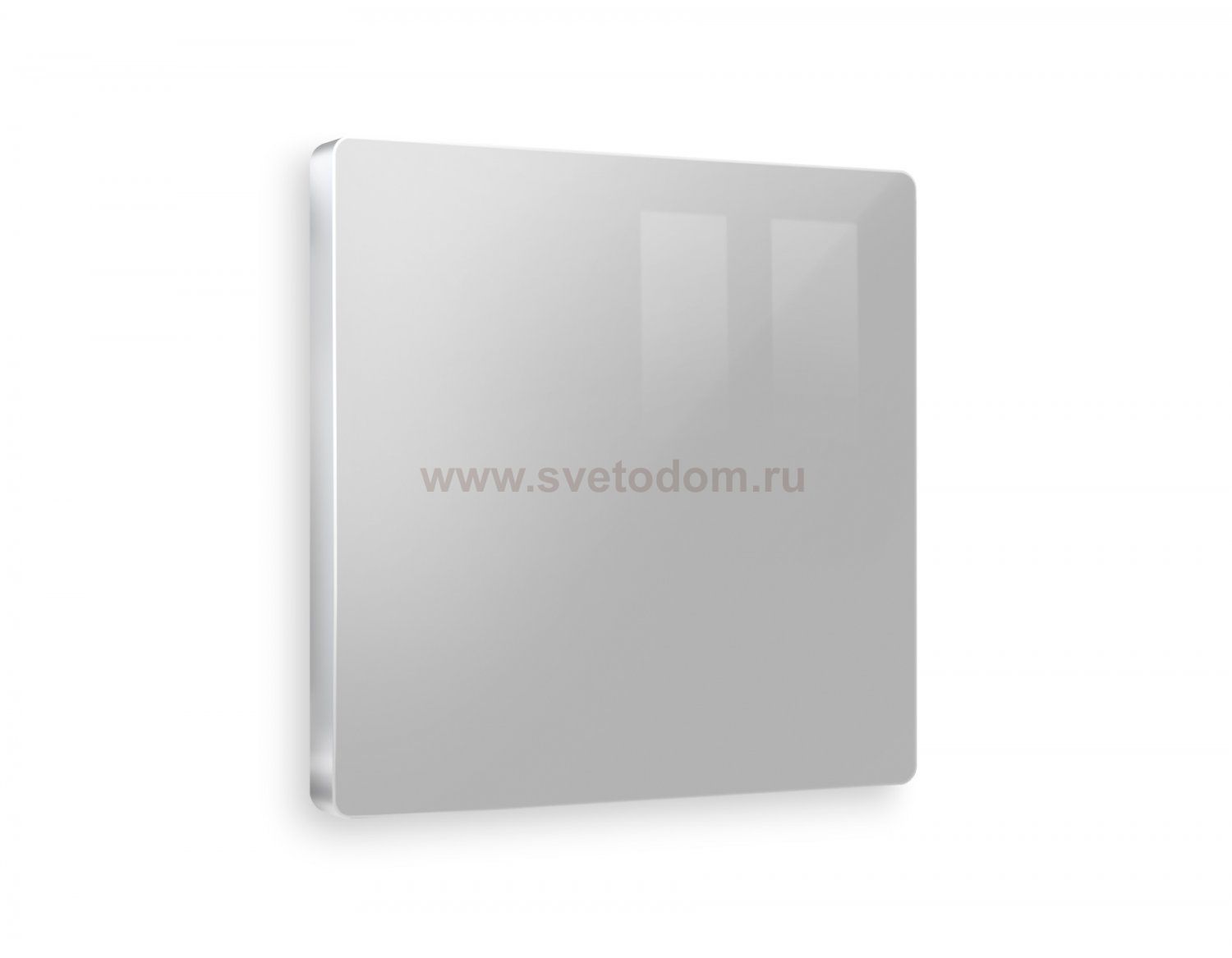 Лицевая панель ALFA (Серебро глянец) заглушка для суппорта QUANT AP4160 Ambrella Volt