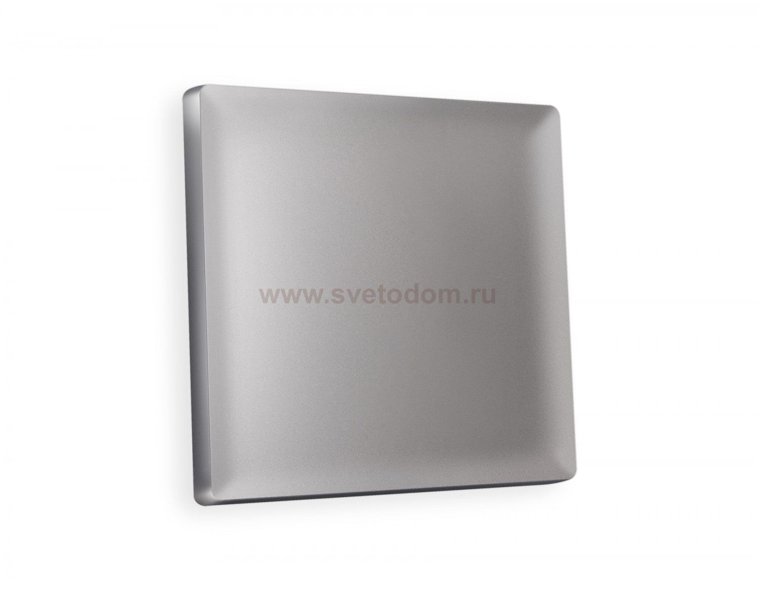 Лицевая панель ALFA (Сталь матовый) для 1-клавишных выключателей QUANT AP5010 Ambrella Volt