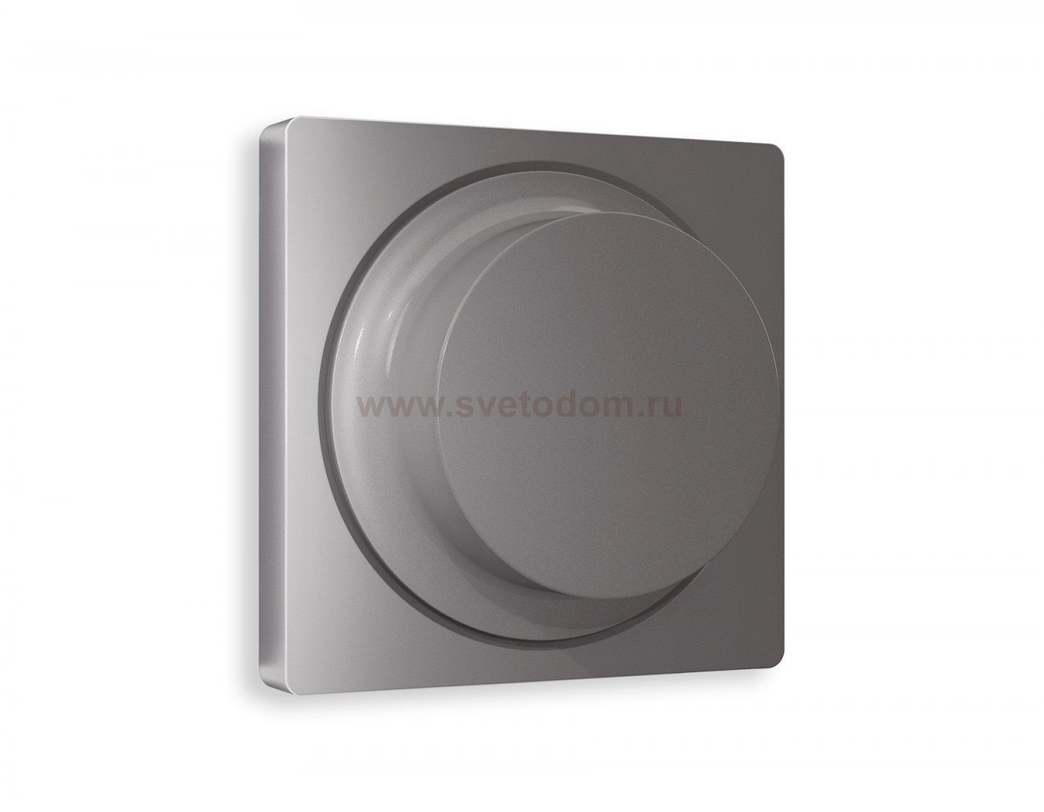 Лицевая панель ALFA (Сталь матовый) для светорегулятора универсального QUANT AP5055 Ambrella Volt