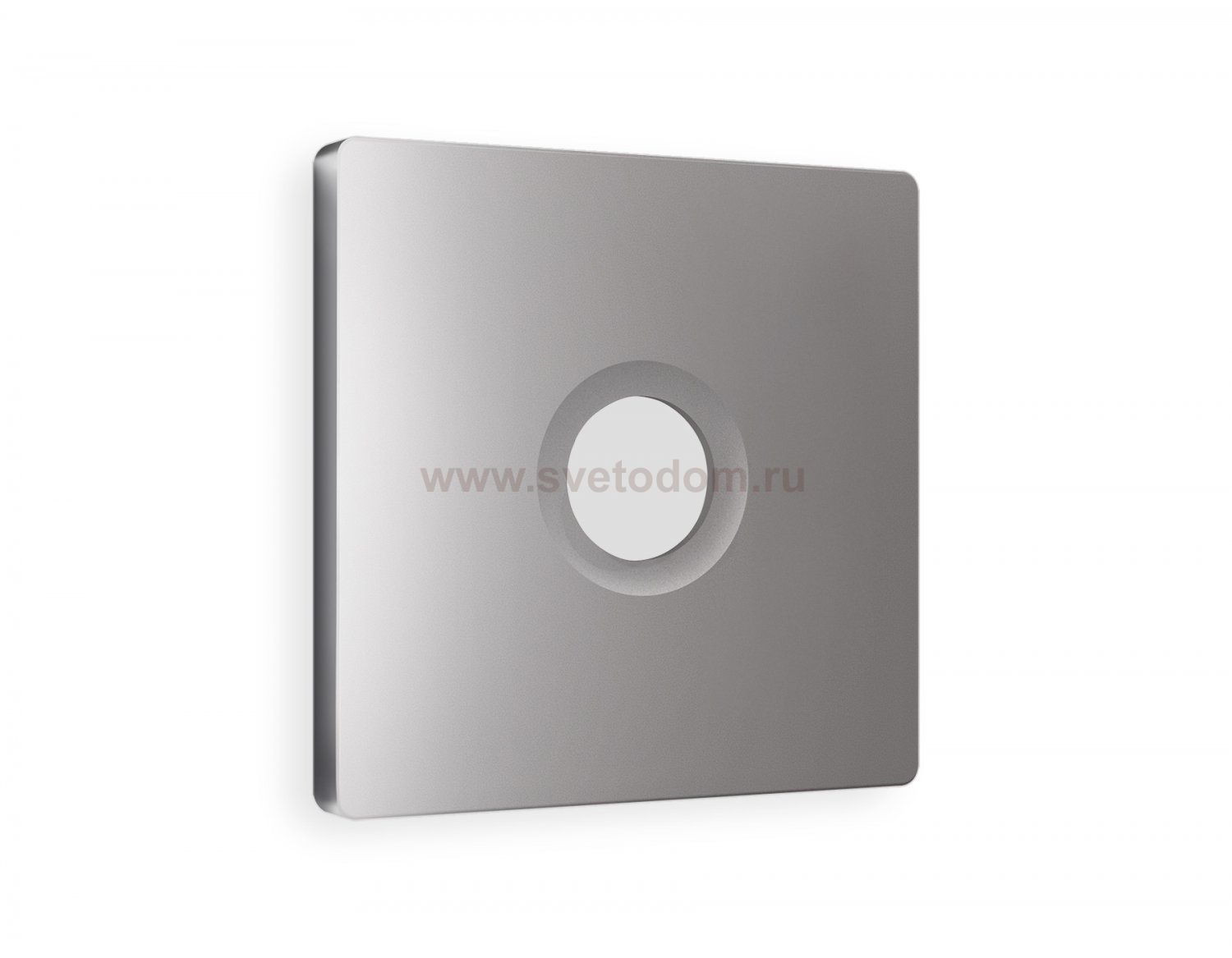 Лицевая панель ALFA (Сталь матовый) для TV розетки QUANT AP5130 Ambrella Volt