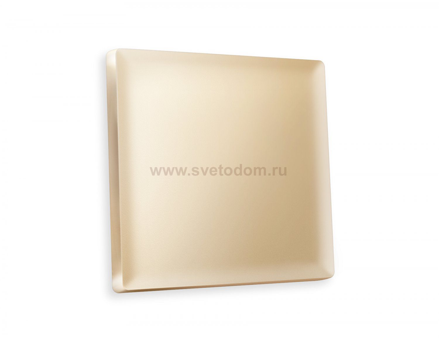 Лицевая панель ALFA (Шампань) для 1-клавишных выключателей QUANT AP6010 Ambrella Volt