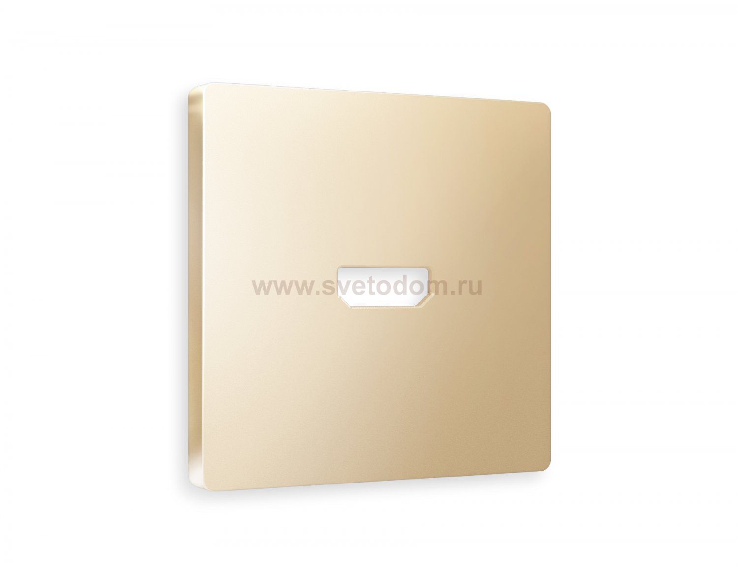 Лицевая панель ALFA (Шампань) для HDMI розетки QUANT AP6140 Ambrella Volt