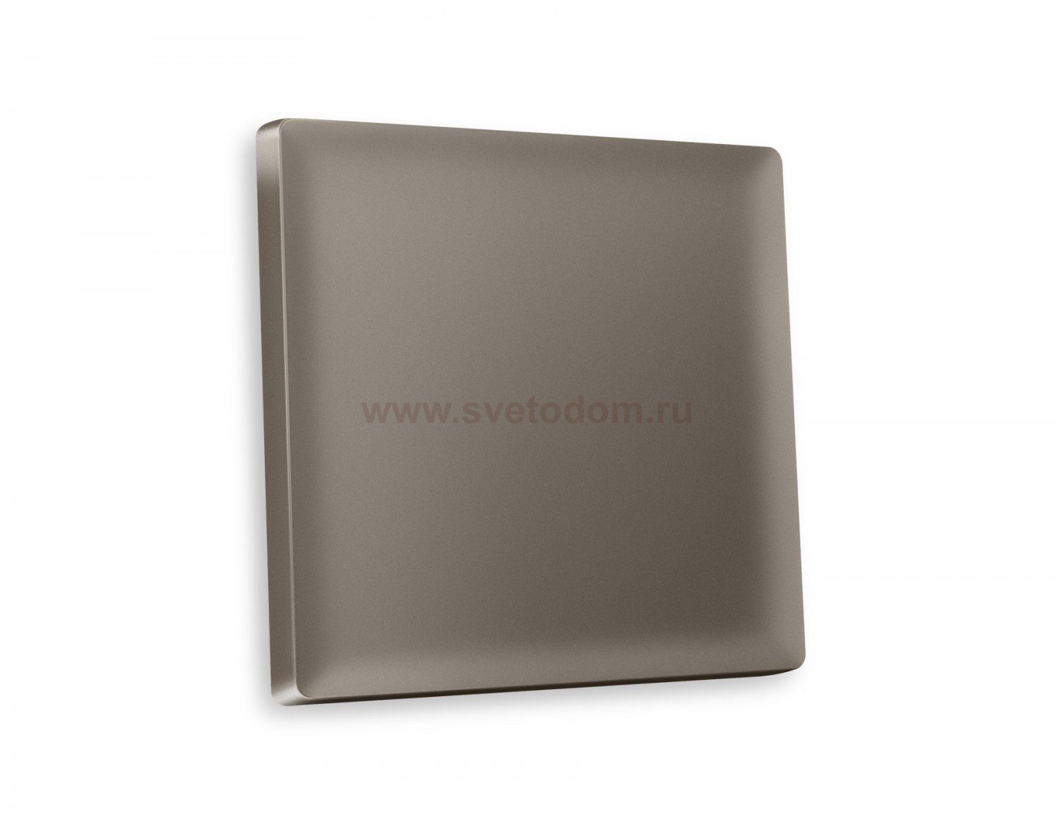 Лицевая панель ALFA (Темная бронза матовый) для 1-клавишных выключателей QUANT AP6310 Ambrella Volt