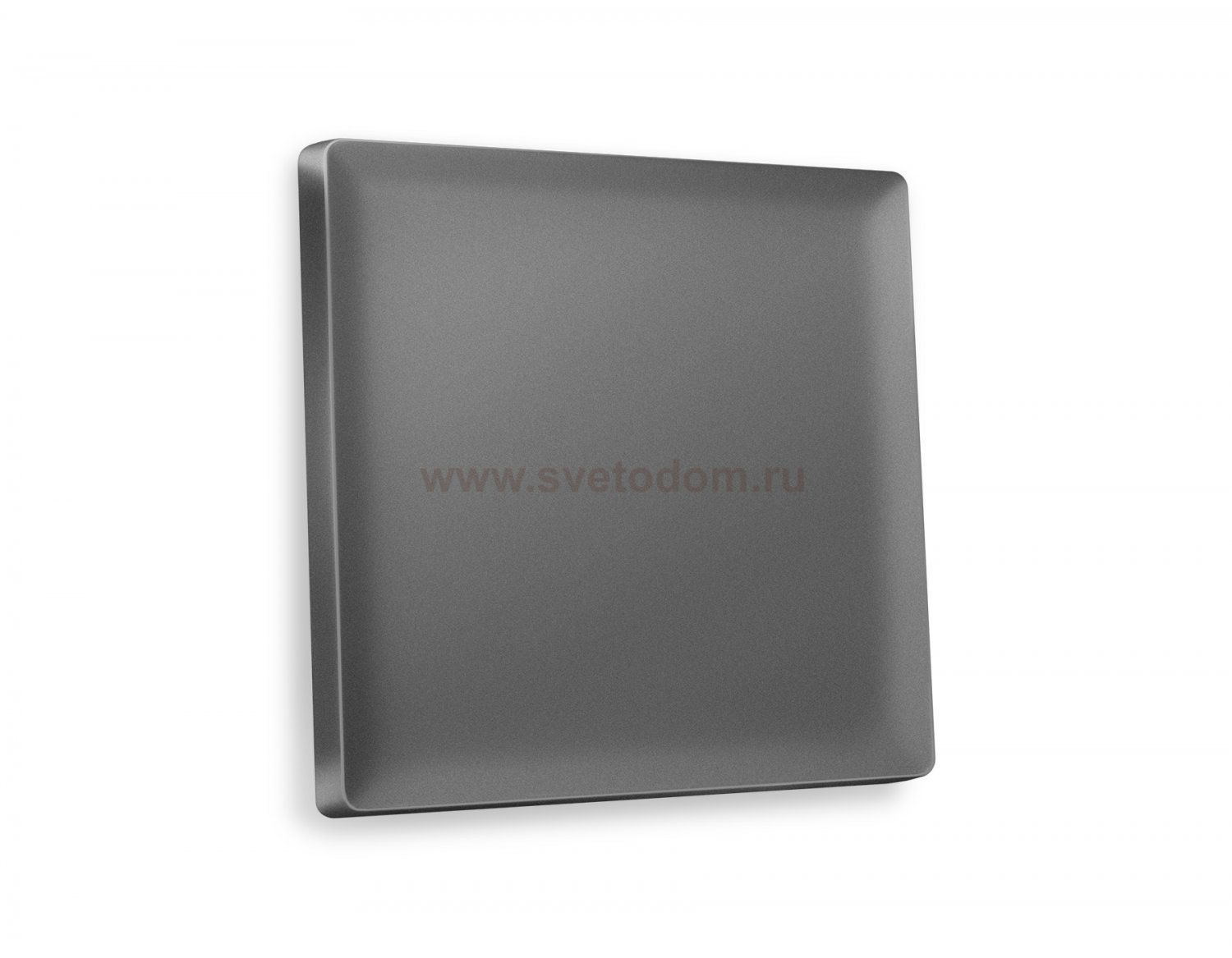 Лицевая панель ALFA (Антрацит серый) для 1-клавишных выключателей QUANT AP6510 Ambrella Volt