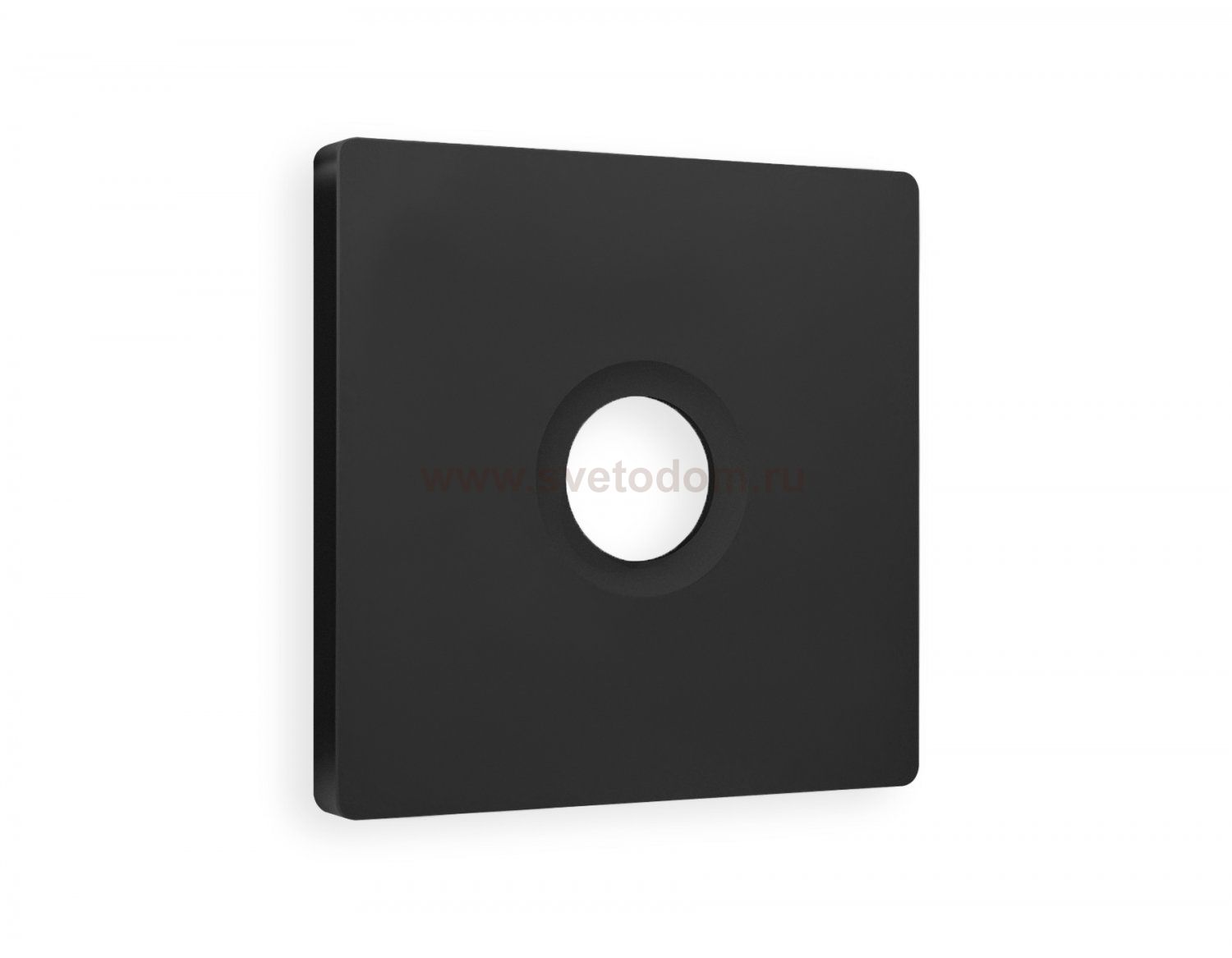 Лицевая панель ALFA (Черный матовый) для TV розетки QUANT AP8130 Ambrella Volt