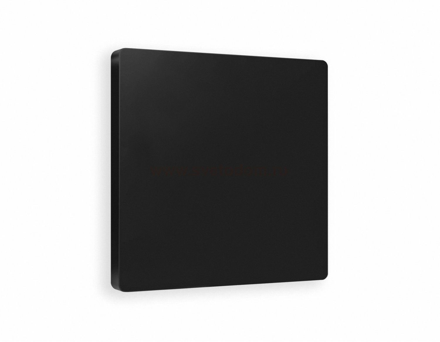 Лицевая панель ALFA (Черный матовый) заглушка для суппорта QUANT AP8160 Ambrella Volt