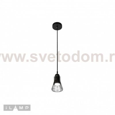 Подвесной светильник iLamp Puro AP9006-1A Серый дым