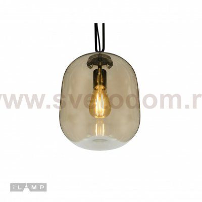 Подвесной светильник iLamp Brick AP9031-1B Коньяк