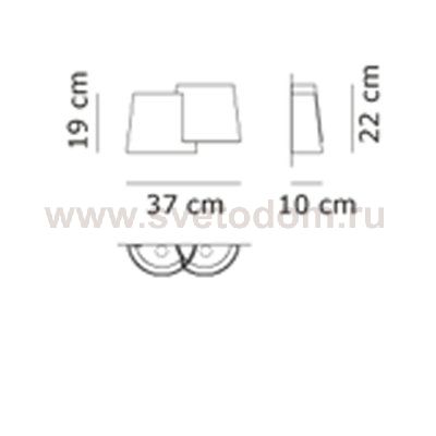 Настенный светильник бра Axo Light APMELTINNEXXE27 Melting