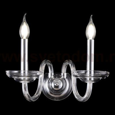 Светильник настенный бра Crystallux ARABESQUE AP2 CHROME ARABESQUE