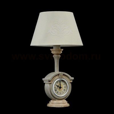 Настольная лампа с часами Maytoni ARM132-TL-01-GR Milea