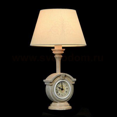 Настольная лампа с часами Maytoni ARM132-TL-01-GR Milea