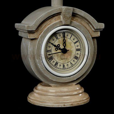 Настольная лампа с часами Maytoni ARM132-TL-01-GR Milea