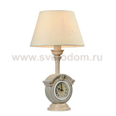 Настольная лампа с часами Maytoni ARM132-TL-01-GR Milea