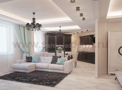 Люстра черная Arte lamp A3964LM-8BK Teatro