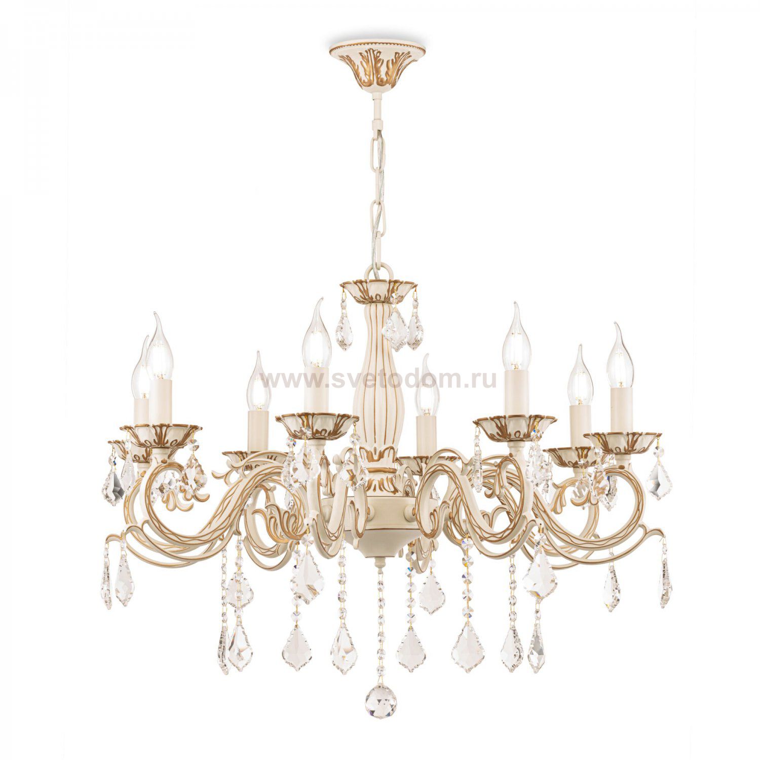 Люстра хрустальная Maytoni ARM245-08-W Bronze